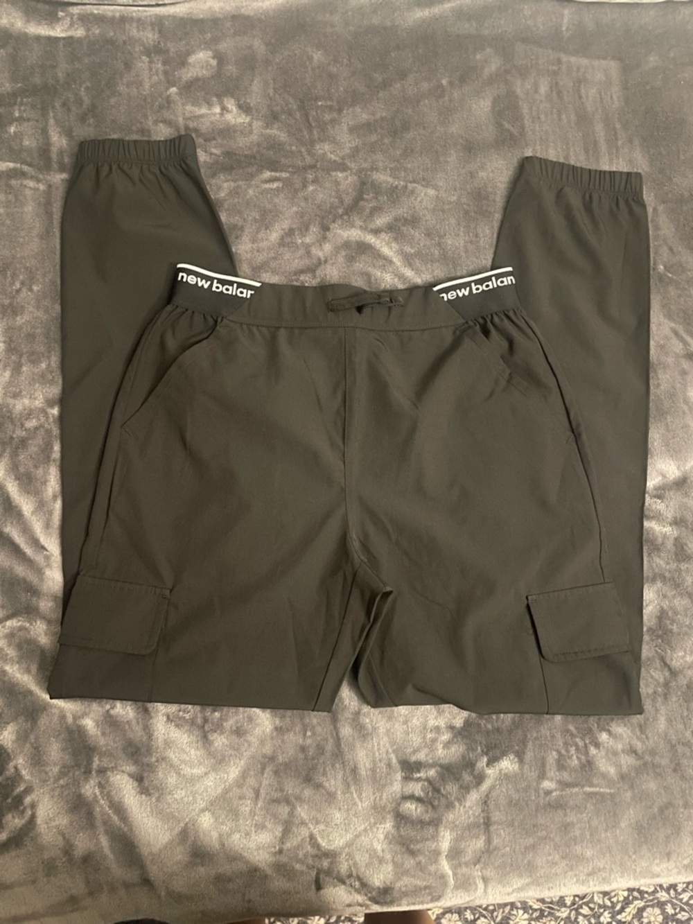 New Balance Black Active Cargo Joggers